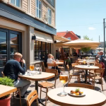 Hamngatan 43 i Halmstad – Njut av deras uteservering | Info & kontakt