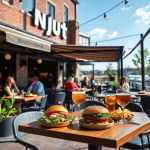 Njuta Lounge & Burgers i Örebro – Njut av deras uteservering | Info & kontakt