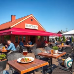 Slaktaren I Lomma i Lomma – Njut av deras uteservering | Info & kontakt